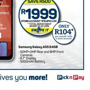 Battery at Pick n Pay Hyper