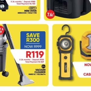 Vacuum cleaner at Furnmart