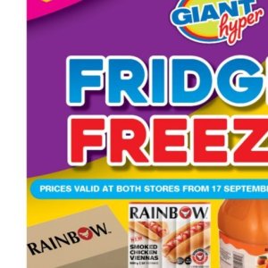 Freezer at Giant Hyper