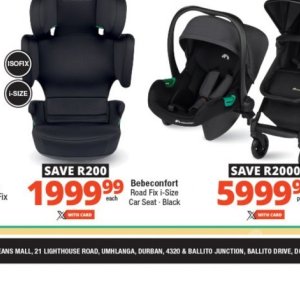 Car seat at Checkers