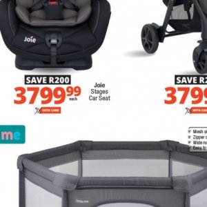 Car seat at Checkers