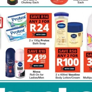 Soap nivea  at Checkers