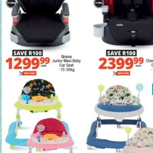 Car seat at Checkers