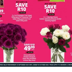 Flowers at Checkers
