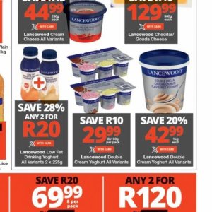 Yoghurt at Checkers