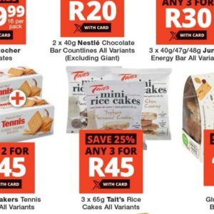 Rice cakes at Checkers