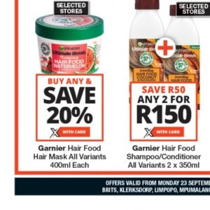 Hair mask garnier  at Checkers