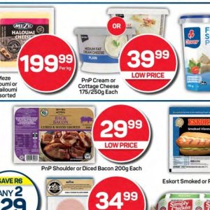 Cottage cheese at Pick n Pay Hyper