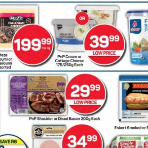 Cottage cheese at Pick n Pay Hyper