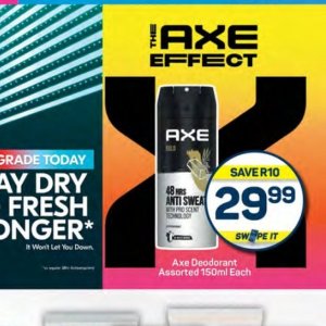 Axe at Pick n Pay Hyper