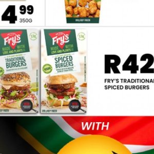 Spiced burgers at Take n Pay