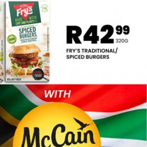 Spiced burgers at Take n Pay