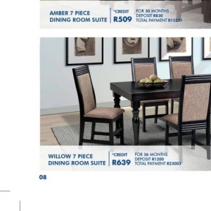 Dining room set at Russells