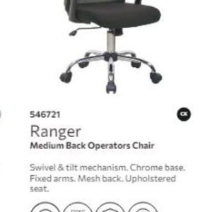 Chair at Bidvest Waltons