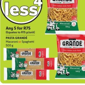 Pasta at Makro