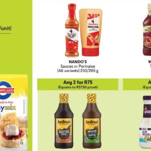 Sauces at Makro