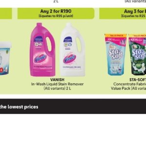 Stain remover at Makro