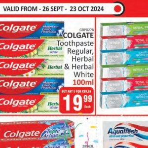 Toothpaste colgate  at Kit Kat Cash&Carry