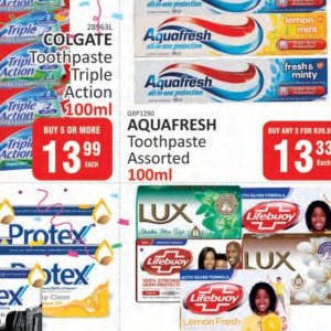 Toothpaste aquafresh  at Kit Kat Cash&Carry