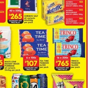 Tea at Shoprite