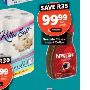 Coffee nescafe  at Checkers