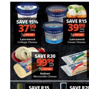 Cottage cheese at Checkers