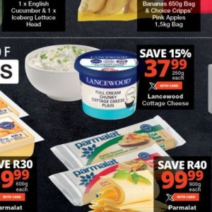 Cottage cheese at Checkers