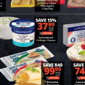 Cottage cheese at Checkers