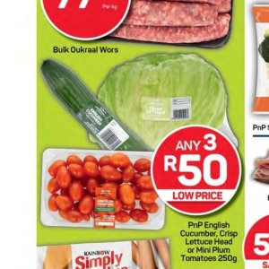 Cucumbers at Pick n Pay Hyper