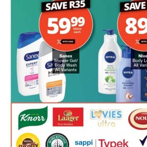 Shower gel nivea  at Checkers