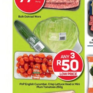 Cucumbers at Pick n Pay Hyper