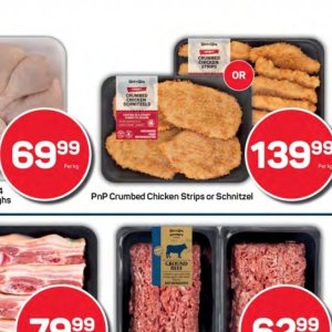 Schnitzel at Pick n Pay Hyper