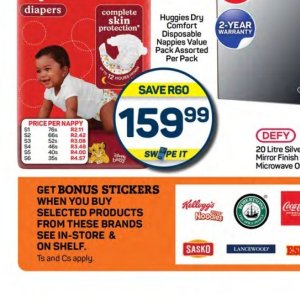 Stickers at Pick n Pay Hyper