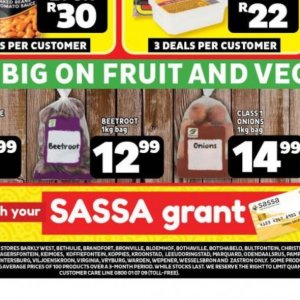 Beetroot at Usave