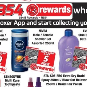 Shower gel at Boxer Superstores