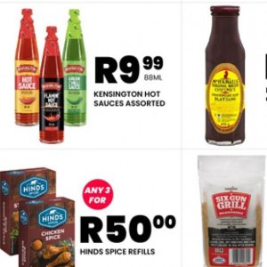 Sauces at Take n Pay