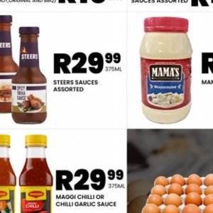 Sauces at Take n Pay