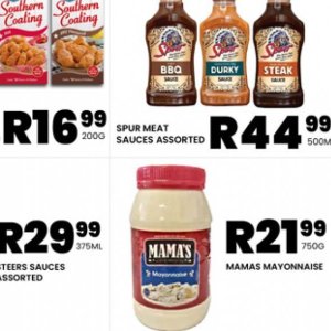 Sauces at Take n Pay