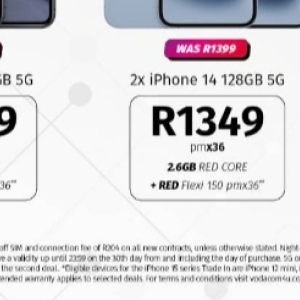 Iphone at Vodacom4U