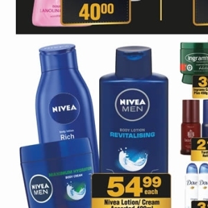 Body lotion nivea  at Check Star