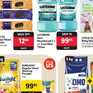 Mouthwash listerine  at Makro