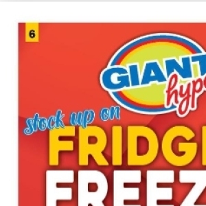 Freezer at Giant Hyper