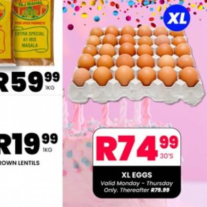 Eggs at Take n Pay