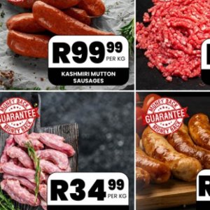 Sausages at Take n Pay