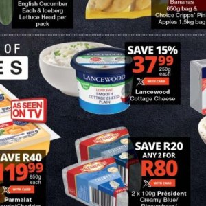 Cottage cheese at Checkers