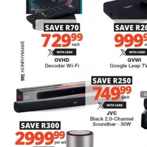 Digital TV decoder at Checkers Hyper