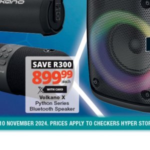 Speaker at Checkers Hyper