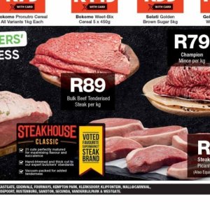 Beef at Checkers Hyper