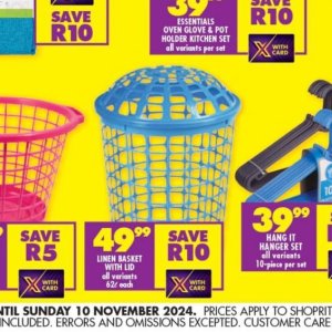 Basket at Shoprite