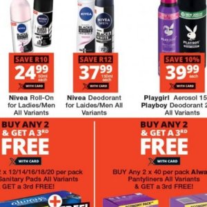 Deodorant nivea  at Checkers